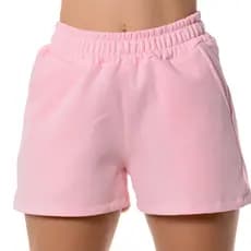 Short Feminino Confortavel Academia Fitness Moletinho Blogueirinha