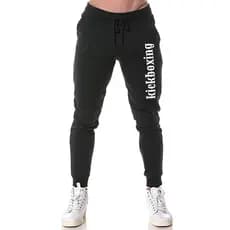 Calça de Moletom Jogger Kickboxing Artes Marciais Calça Masculina Treino