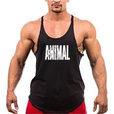 Regata Masculina Cavada Animal Bodybuilder Longline Oversized Fitness Camiseta Academia Musculação