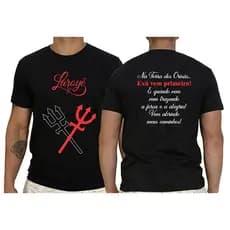Camiseta Masculina Laroyê Exú Umbanda Camisa 100% algodão