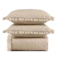 Colcha Matelassê Babado Microfibra Solteiro Casal Queen King com Porta Travesseiro