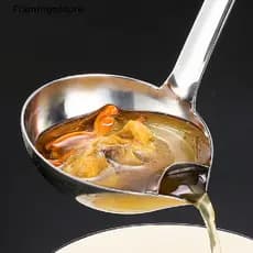 Concha 2 Em 1 Inox Separa Sopa E Óleo