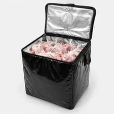 Bag Baú 140 Litros Bolsa Térmica Delivery Reforçada para Entregas Motoboy Marmitas Quentes e Congelados