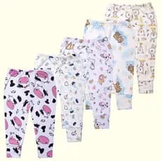 Kit 5 Culote Mijão Antialergico Estamapado Bebe Premium Masculino