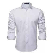 Camisa Social Masculina Manga Longa Lisa Blusa Slim Camiseta