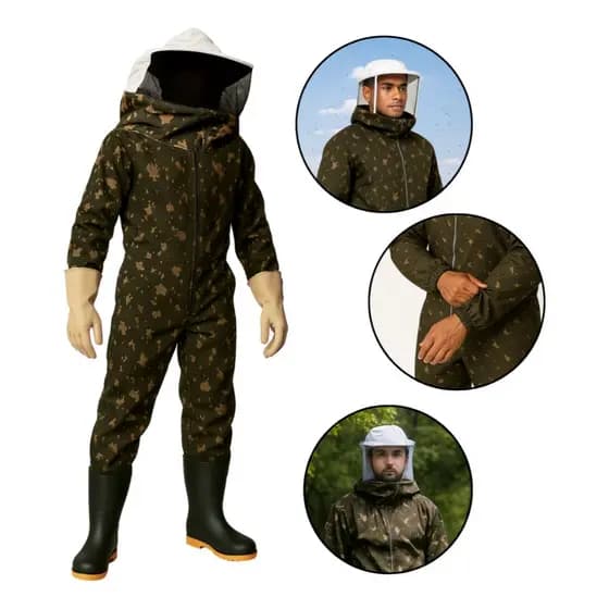 Macacão Apicultor Camuflado Profissional Tirar Abelhas Mel