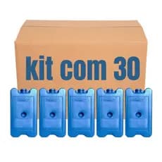 Kit 30 Gelo Reutilizável Artificial 200 Ml Ideal Cooler Bebidas Caixa Térmica Lancheira Refrescos Gelados