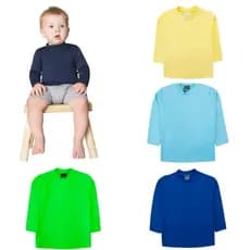 Kit 2 camisetas UV proteção solar menino menina verão piscina praia