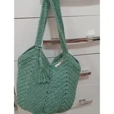 bolsa de crochê feito no barbante/bolsa de crochê/bolsa de praia/bolsa de artesanal