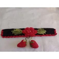 puxador de armário/microondas de crochê/puxador de fogão de flor(uma unidade)