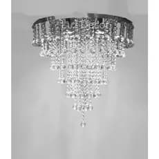 Luminária De Cristal Para Sala De Estar Com 50cm De Altura