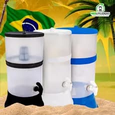 Bebedouro Para Agua Filtro Para Agua com Vela e Boia Montado