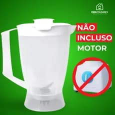 Copo De Liquidificador Serve P/ Liquidificador Walita Ri 7625 Ri 7630 Translúcido