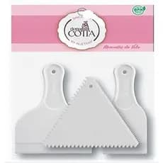 Kit Decore Fácil Com 3 Espátulas Para Decoração De Bolos