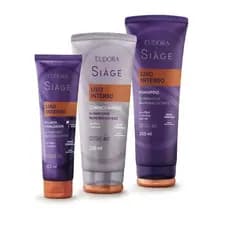 Kit Siàge Eudora Liso Intenso Shampoo + Condic. E Selante