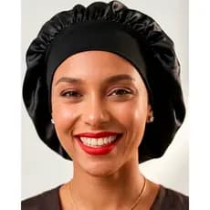 TOUCA DE CETIM COM FAIXA CONFORTO – ACORDE SEM FRIZZ - 1un OU 2un OU 3un UNIDADES - PREMIUM