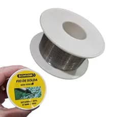 Fio de Solda Estanho 1mm 40g Soldagem Eletrônica Solda para Circuito