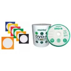 10 unidades de Mídia Virgem DVD-R Nos Envelopes -Smartbuy Grava Jogo