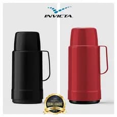 Garrafa de Café Chá Térmica Invicta Resistente Compacta 500ml Qualidade Invicta Trabalho Cozinha