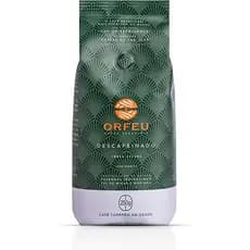 Café Torrado em grãos Descafeínado Orfeu Café brasileiro mais premiado do mundo notas chocolate 250g