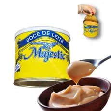 Doce de Leite Pastoso Cremoso em Lata Tradição de Minas Majestic 530g