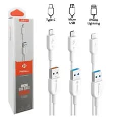 Cabo para celular 2 metros micro usb v8,TIPO c iphone AL11 CB11 Kapbom