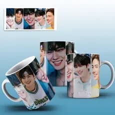 Caneca do oppa Cha Eun-woo - Lee Dong-min - coreano - boy grupo - kpop