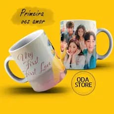 Caneca dorama Minha primeira vez amor