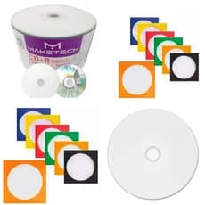 10 Mídia Virgem Cd Maketech Impressão Printable Cdr Musica