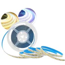 Fita Led 3528 Rolo 5m 12v Ip20 240 Leds Branco Frio / Branco Quente - 1200 Leds