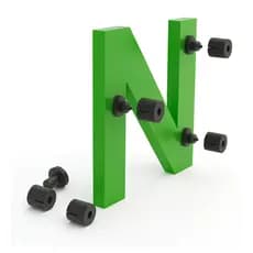 Kit Pino Fixador Letras/caixa/logos/placas - 50 Unidades