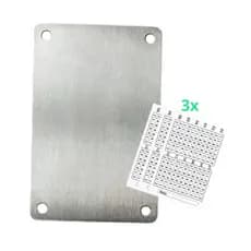 Carteira Cripto Cold Wallet Inox Lisa p/ Criptomoedas