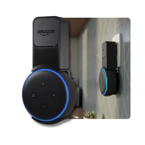 Suporte Stand De Tomada Alexa Amazon Echo Dot 3