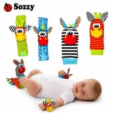 Kit Sozzy Meias E Pulseiras Com Chocalhos - Envio em 24 Hrs