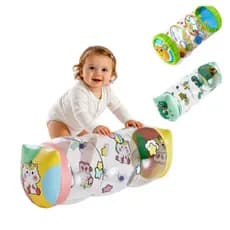 Rolo Inflável Infantil Sensorial para Bebê – Estimula Engatinhar, Coordenação e Percepção Montessori