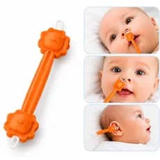 Removedor Cera de Ouvido e Limpador Nasal Bebê  Silicone Higiene Nasal
