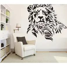 Adesivo Decorativo Leão Animais Predador