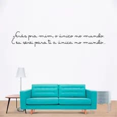 Adesivo Decorativo Frase Pequeno Principe Serás Pra Mim