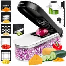 Lumai Cortador Legumes Processador Ralador Fatiador Mandoline Picador Queijo Batata Verduras