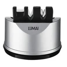 Lumai Afiador Facas 3 em 1 Phoenix Amolador Manual Tungstênio Cerâmica Ventosa Tesoura Cozinha