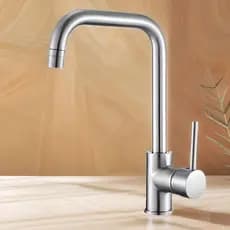 Torneira Fria Cozinha Pia, Mesa  Bancada Aço Escovado FC-150