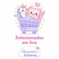 Kit de Papelaria Fofa com 3 Itens Fechado em Live TKTK