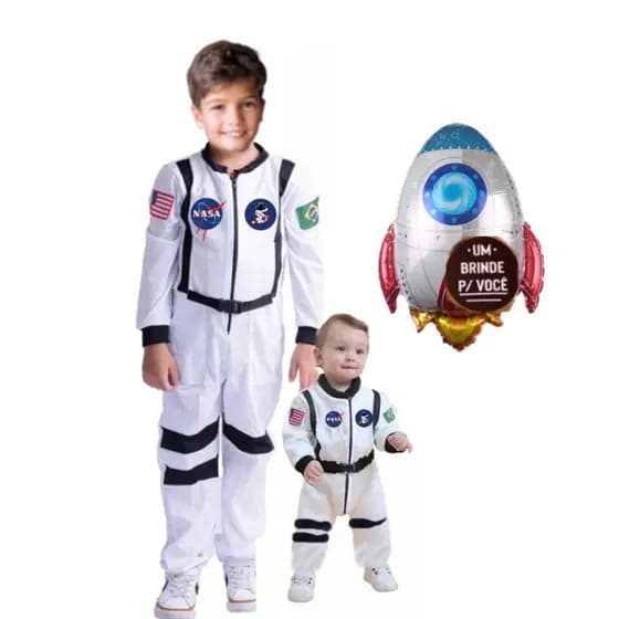 Roupa De Astronauta Infantil Bebe