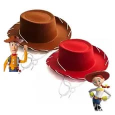 Chapéu Cowboy Woody Jessie Toy Story Infantil Fantasia Xerife Vaqueiro Festa Aniversário Cosplay
