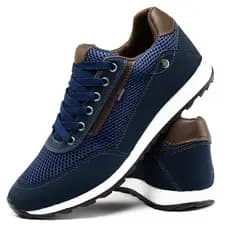 Tênis Masculino Sapatenis Casual Jogging Cadarço Conforto