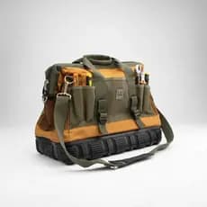 Bolsa Maleta Fundo Borracha Em Lona 23 Bolsos P/ Ferramentas