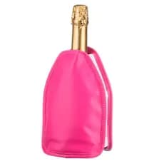 Cooler Térmico Com Gel Rosa Pink Bolsa Térmica Vinho Espumante