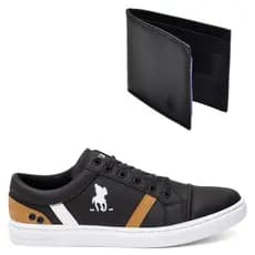 Tênis Polo Plus Masculino Várias Cores Modelo 08 + Carteira