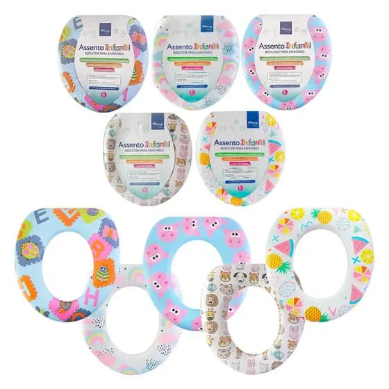 Assento Sanitário Infantil Estampado Menina - SORTIDO