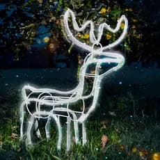 Armação Rena Macho de Led Média - 110v Rena Natalina